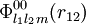 \Phi_{l_1 l_2 m}^{00}(r_{12})