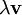 \lambda {\mathbf {v}}