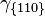 \gamma_{\{110\}}