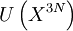  U \left( X^{3N} \right) 